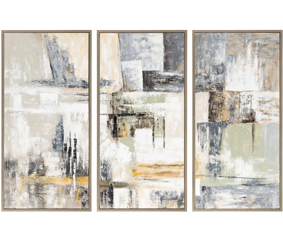 Framed Abstract Art S/3