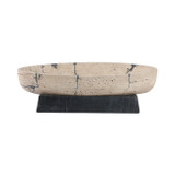 18" Travertine Bowl