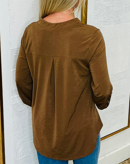 Lightweight 3/4 Sleeve Top