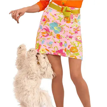 Multicolor Floral Patterned Skort