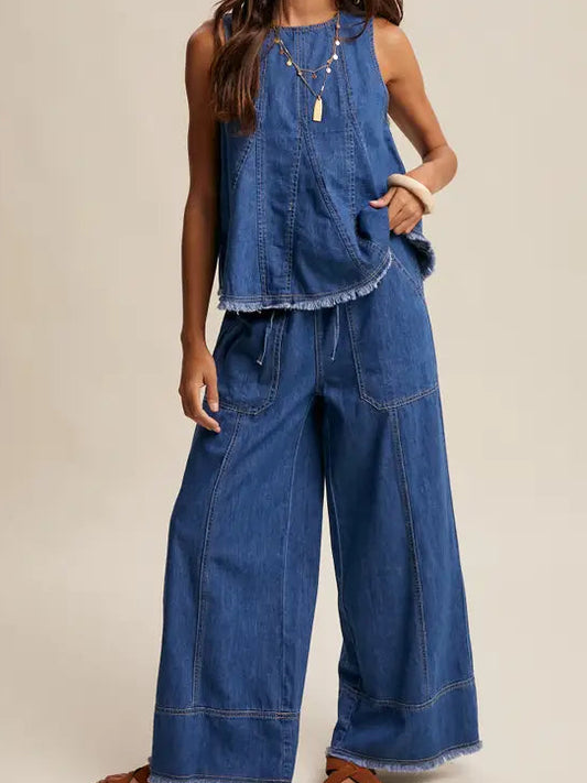 Relaxed Fit Denim Set