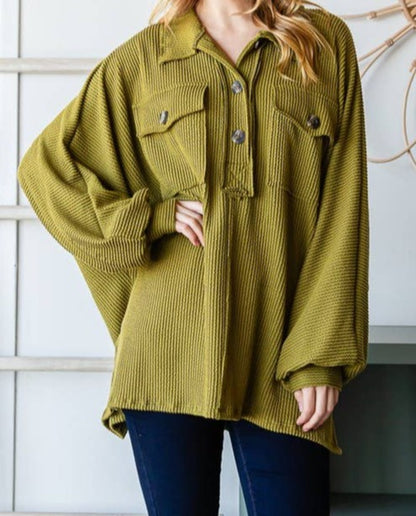 Moss Oversize Top