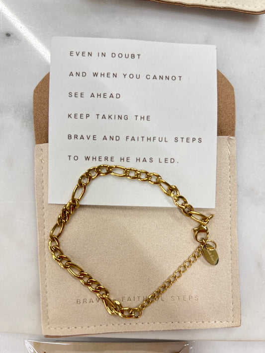 Brave + Faithful Bracelet