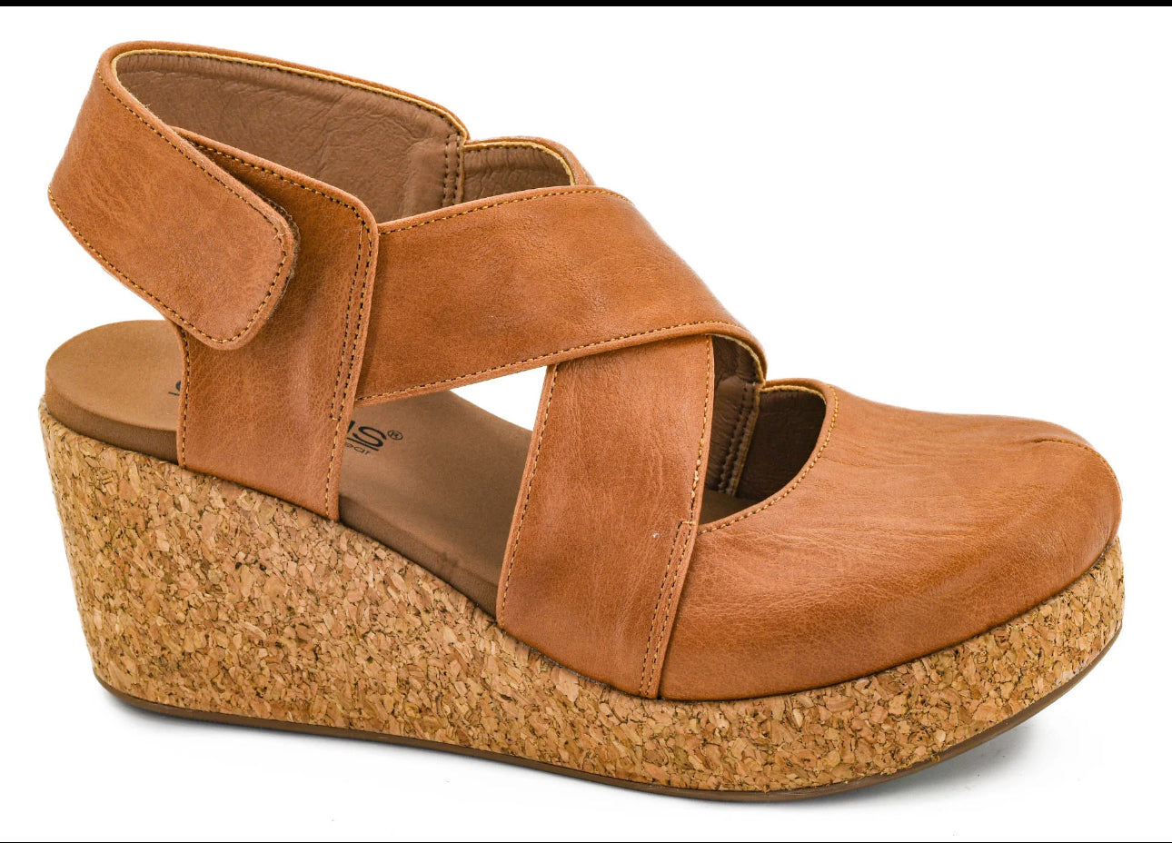 Corky’s What’s the Rush Wedge-Cognac