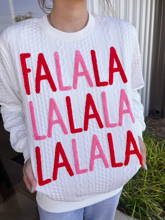 Fa La La Knit Sweatshirt