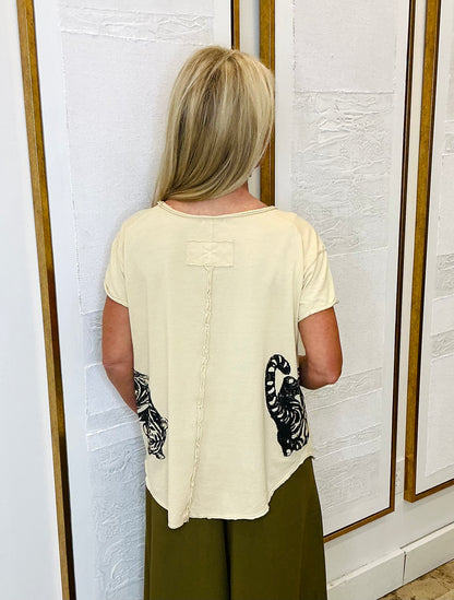 Ivory Tiger Top