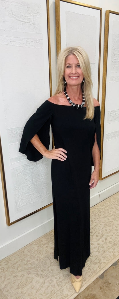 Bat Wing Sleeve Dress