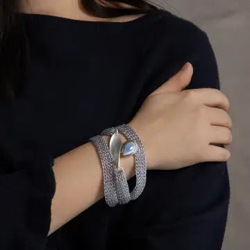 Silver Mesh Bracelet