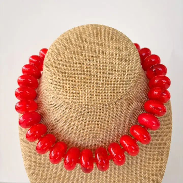 Rondelle Beaded Necklace