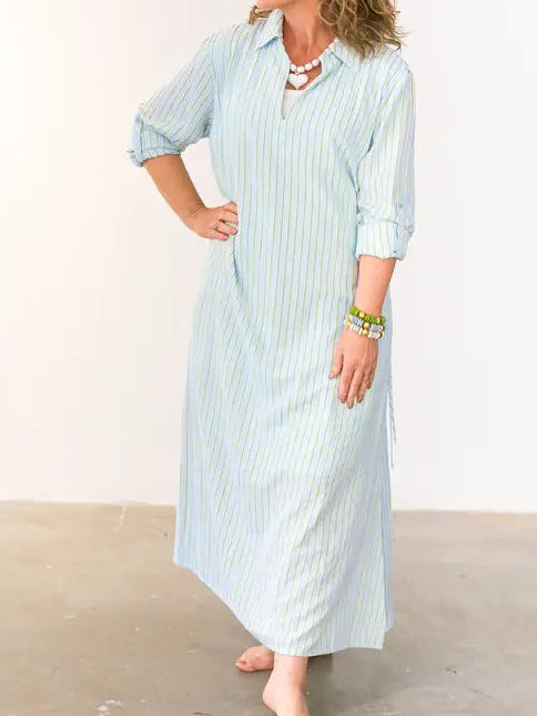Green & Aqua Kaftan