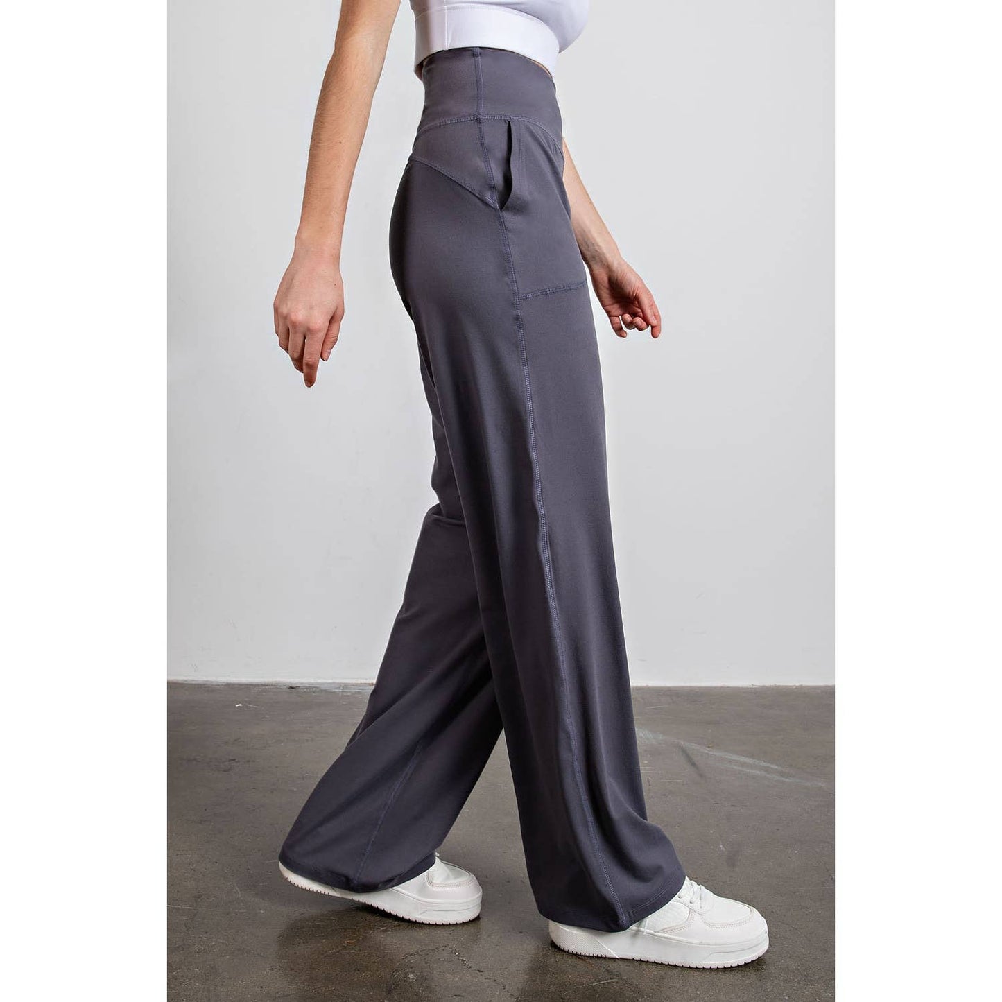 Charcoal Butter Straight Leg Pant