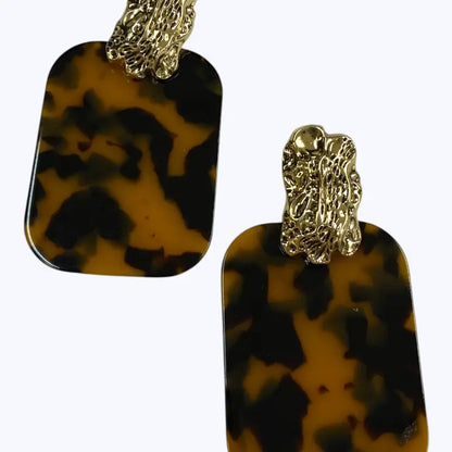Marbled Drop Earrings