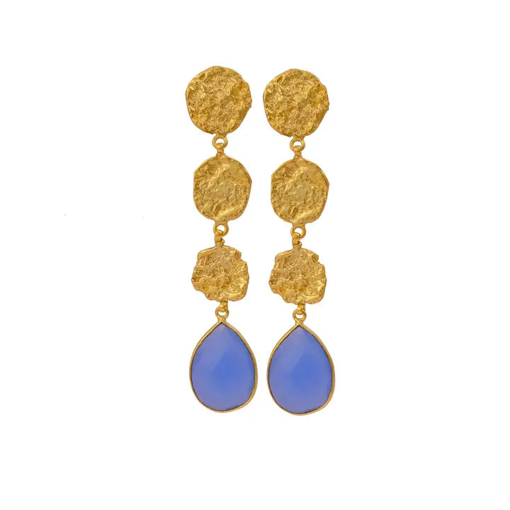 Melted Coin Earrings