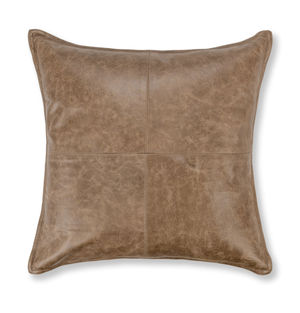 Leather Pillow Sandstorm 22x22