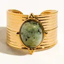 18k Gold Stone Ring