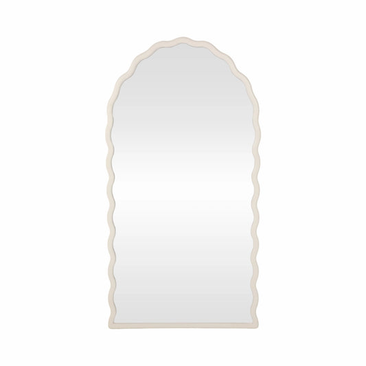 White Leaner Mirror 31"X59"