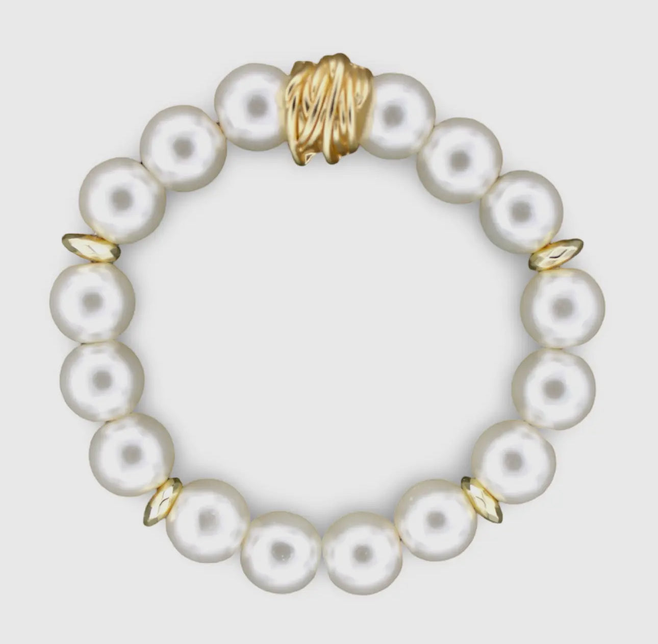 Stretch Pearl Bracelet/Glass