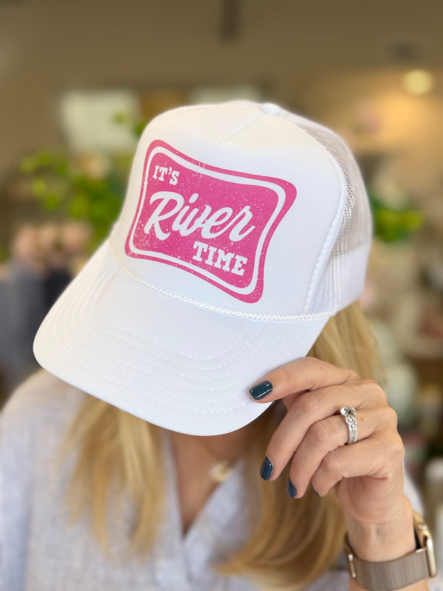 "It's River Time" Trucker Hat