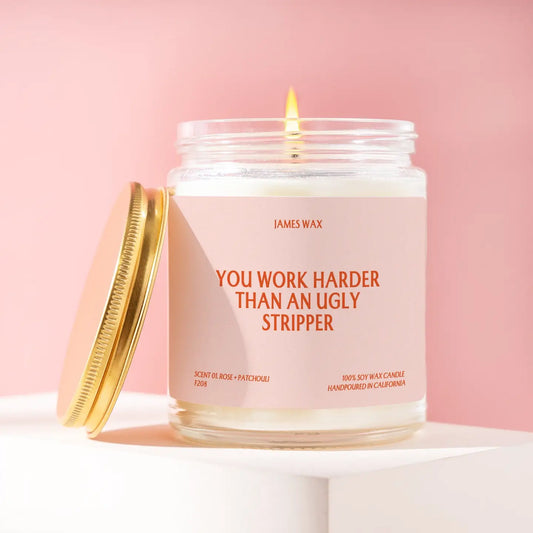 Ugly Stripper Candle