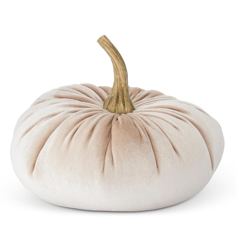 7.25 Inch Velvet Stuffed Pumpkin
