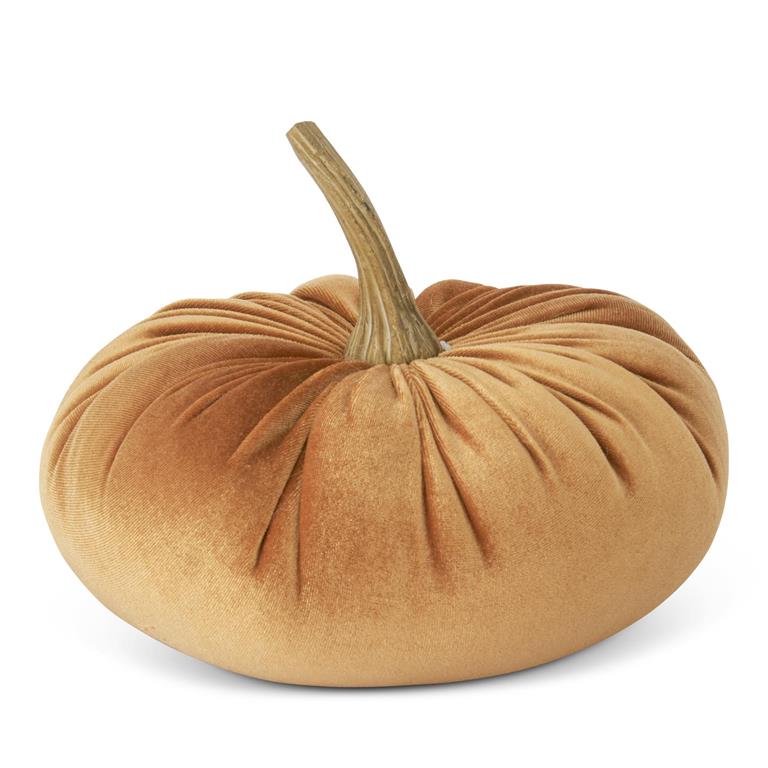 7.25 Inch Velvet Stuffed Pumpkin
