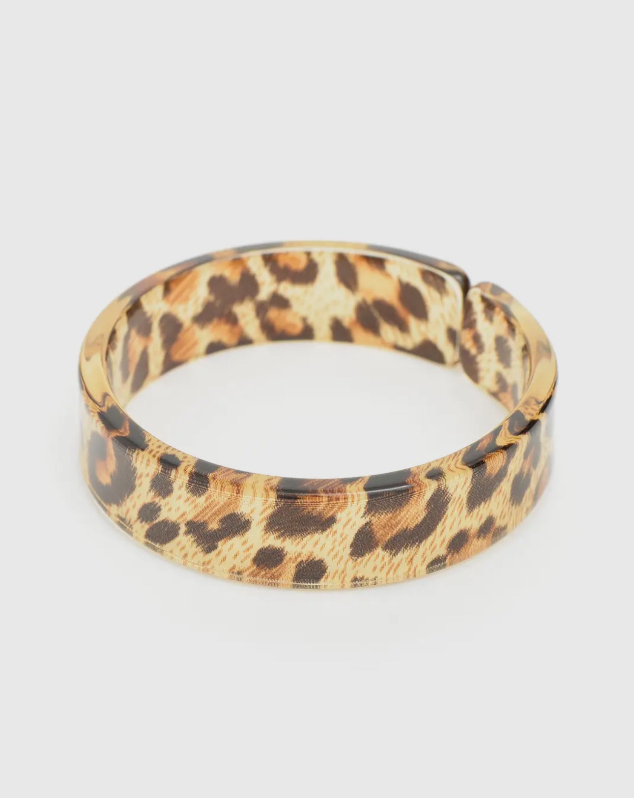 Leopard Brown Bangle Cuff