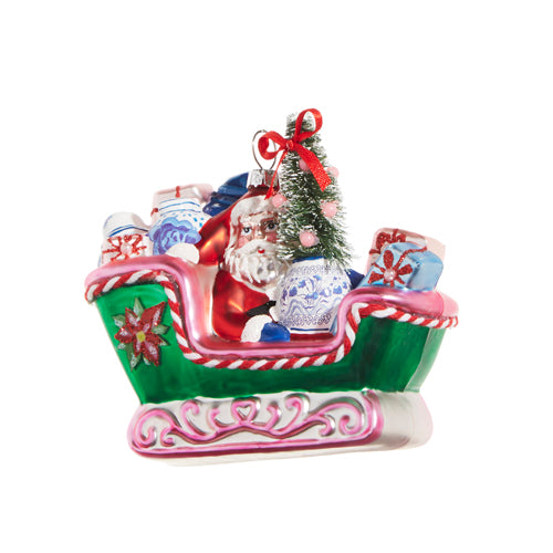 Chinoiserie Sleigh Ornament