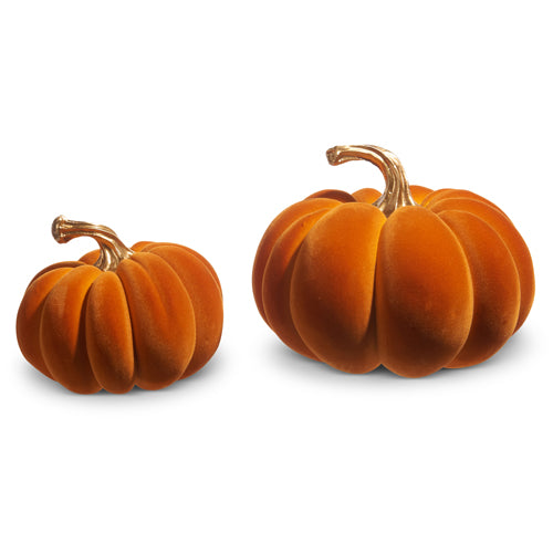 Orange Velvet Pumpkin