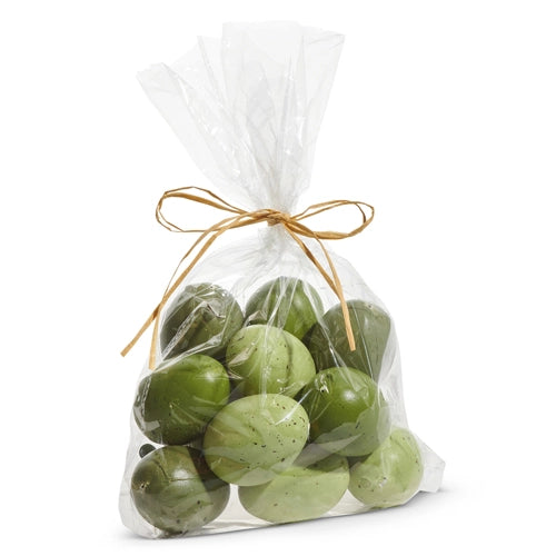 Green Speckled Decorative Eggs