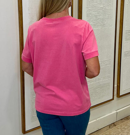 Pink Short Sleeve Top