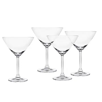 Crystal Martini Glasses Set of 4