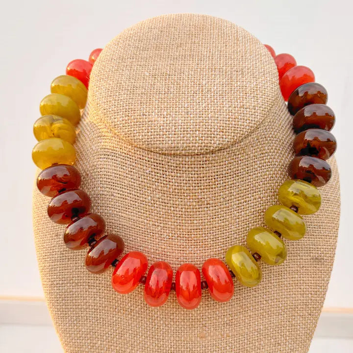 Rondelle Beaded Necklace