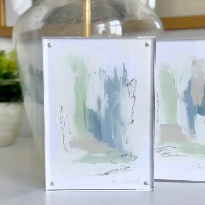 4"x6" Abstract in Acrylic Frame