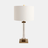 28" Crystal Table Lamp