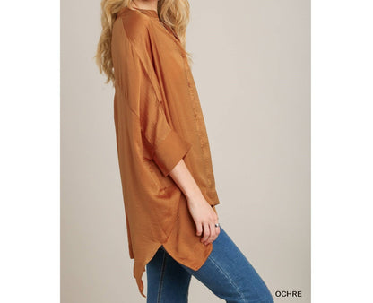 Chesnut Oversized Top