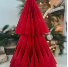 Red Paper Tree 36”