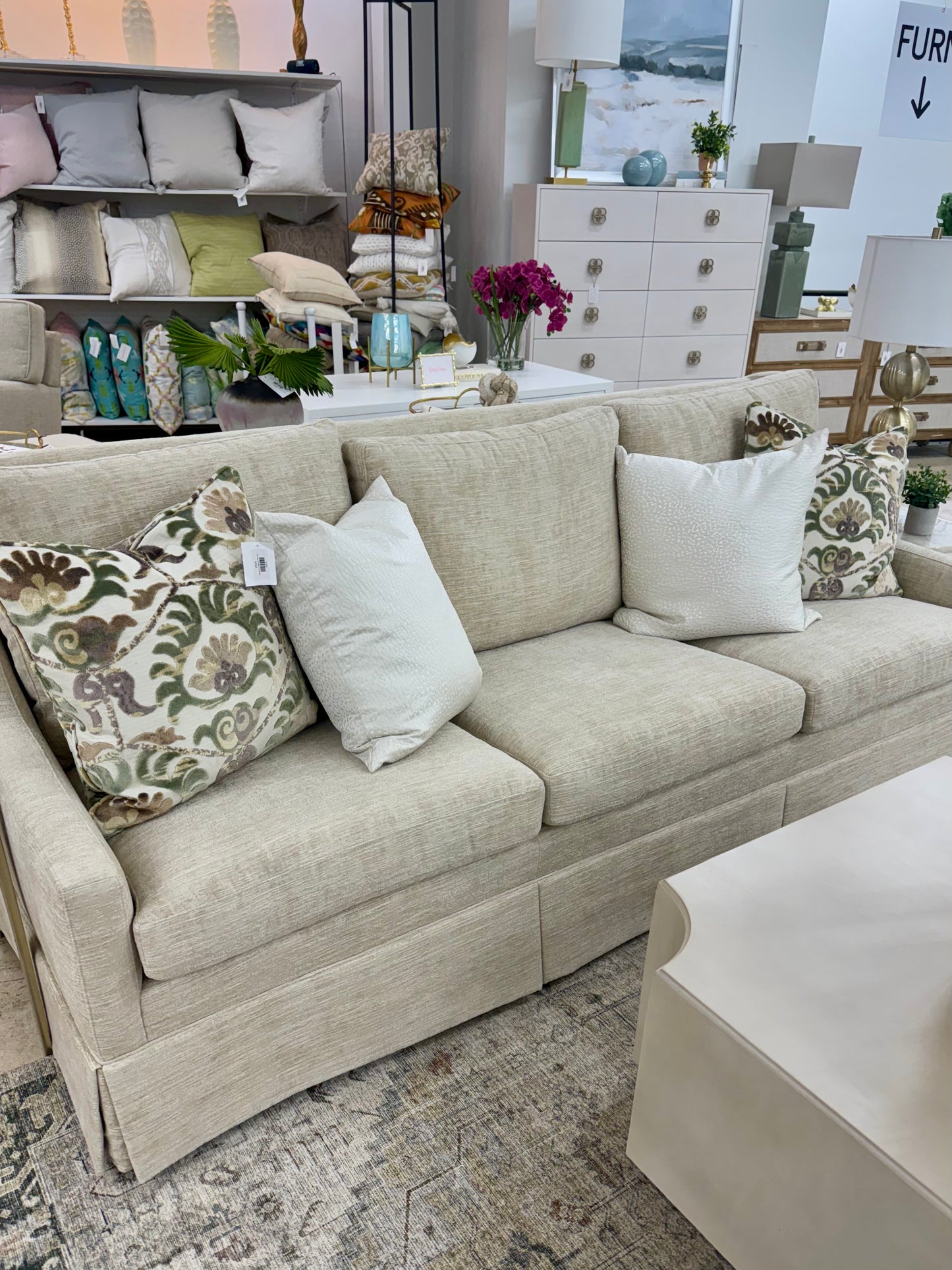 Norwalk Chealsea Long Sofa Skirted