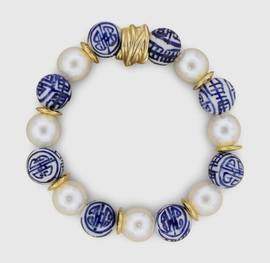 Stretch Bracelet/Magnolia Blue