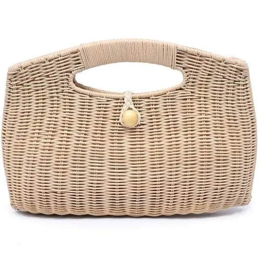 Rattan Clutch Bag