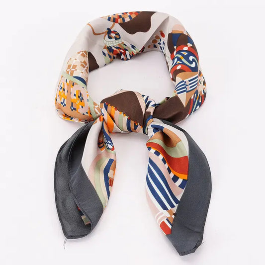 Black Abstract Scarf