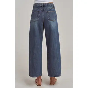 High Rise Wide Leg Denim