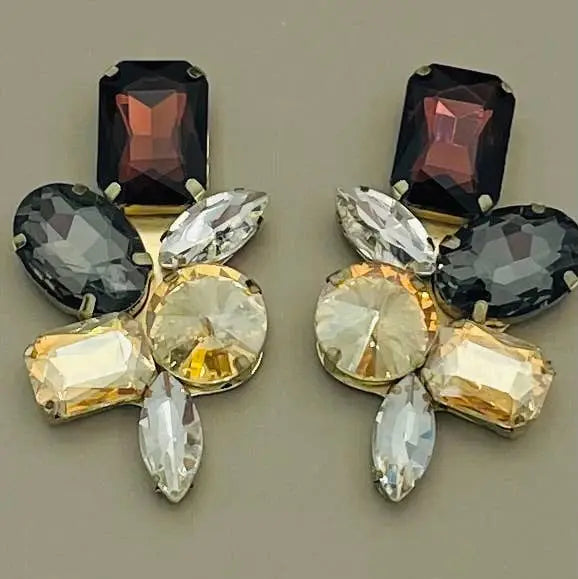 Spice Multi Stone Earrings