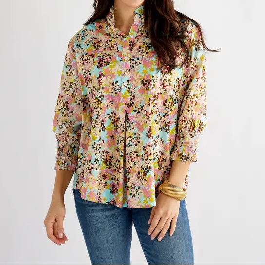 Pink Floral Top