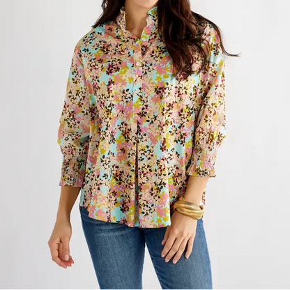 Pink Floral Top