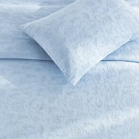 Cotton Matelassé Coverlet Set King