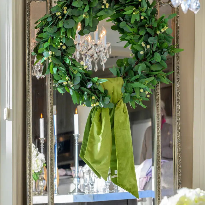 Velvet Sash Green 55"