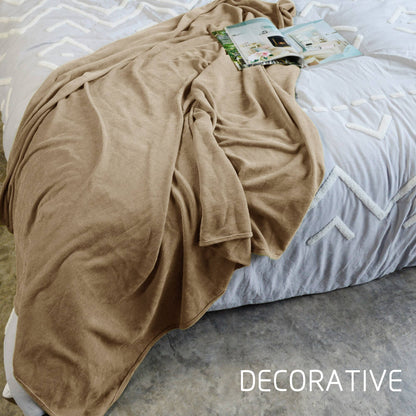 Knitted Microfiber Throw Blanket 60x80