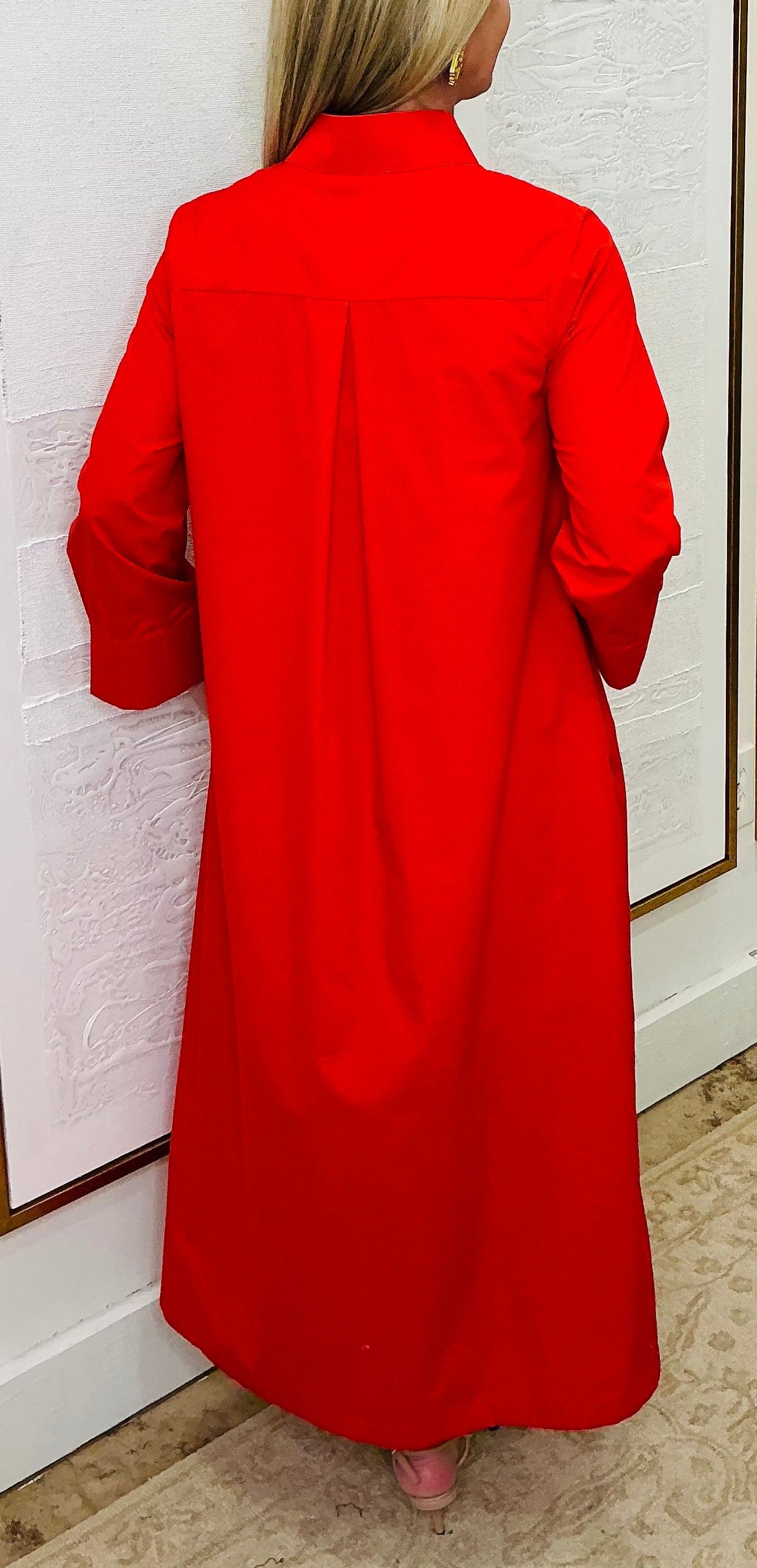 Red Shirt Dress