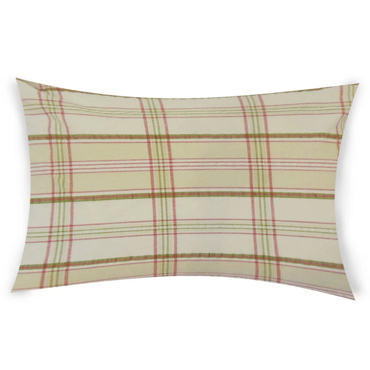 Plaid Beige Lumbar 14"x36"