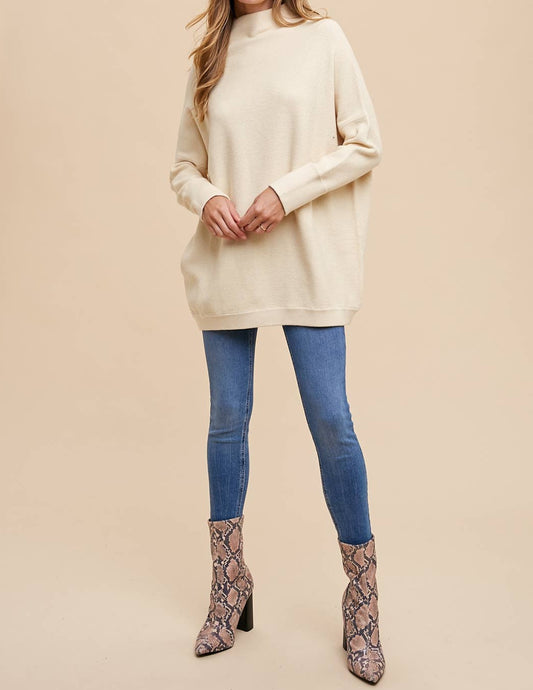 Cream Oversized Sweater